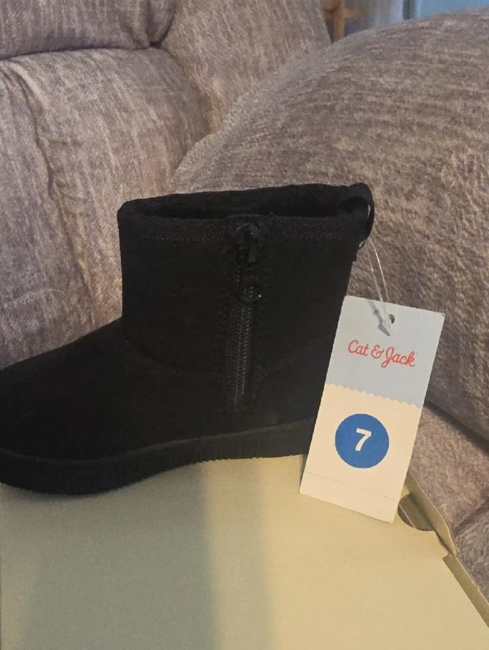 Black Toddler Boots - Cat And Jack